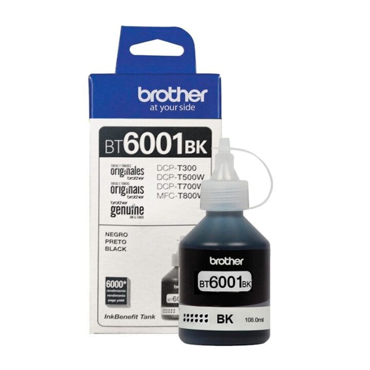 Botella Tinta BROTHER BT-6001BK Black