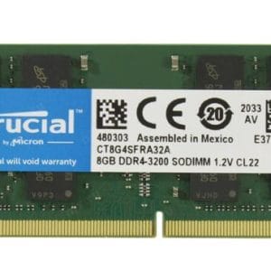 RAM SODIMM DDR4 3200 PC4-25600 8GB CRUCIAL CT8G4SFRA32A