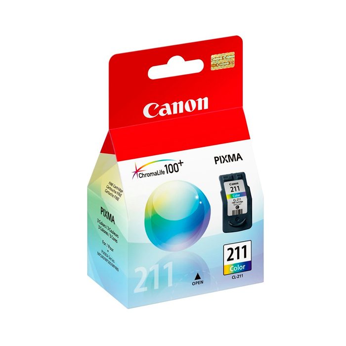 Cartucho Tinta CANON CL-211 Tricolor 9ml