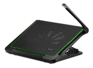 Bandeja Disipadora de Calor Para Notebooks hasta 17" WESDAR Chiropter Cerberus Series K8288F con extensión de luz LED - Imagen 4