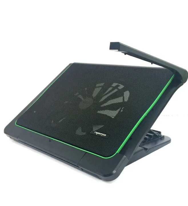 Bandeja Disipadora de Calor Para Notebooks hasta 17" WESDAR Chiropter Cerberus Series K8288F con extensión de luz LED