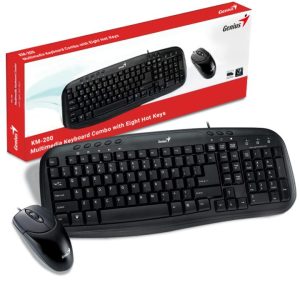 Combo Mouse y Teclado USB GENIUS KM-200 BK SP