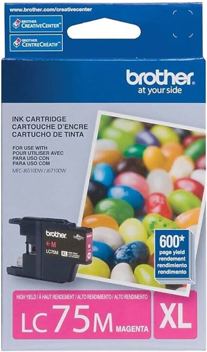 LC75MXLa.jpg Cartucho Tinta BROTHER LC-75 M XL Magenta 600 copias - Imagen 1