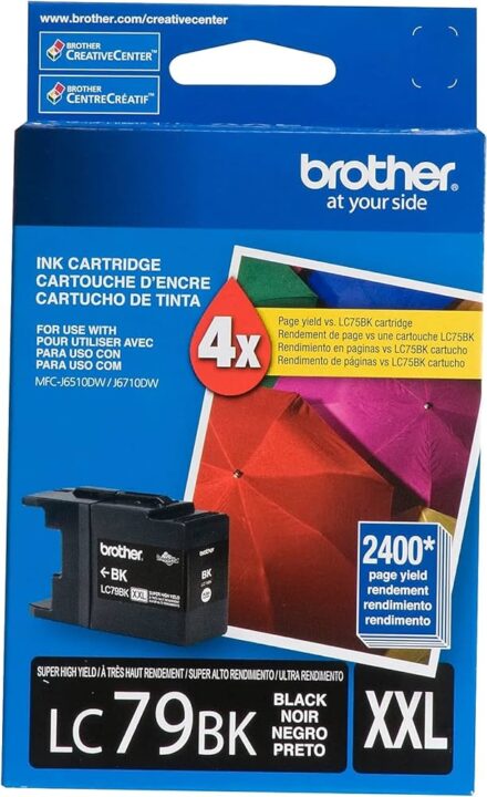 Cartucho Tinta BROTHER LC-79 BK XXL Black 2400 copias