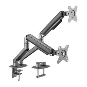 Soporte Gaming para 2 Monitores hasta 32 pulgadas BRATECK LDT63-C024 Negro