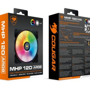 Ventilador Gabinete PC COUGAR MHP 120 ARGB 12×12