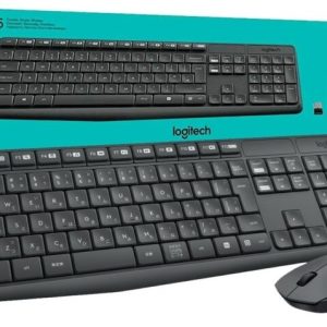 Combo Mouse y Teclado Inalámbrico LOGITECH MK-235 BK SP