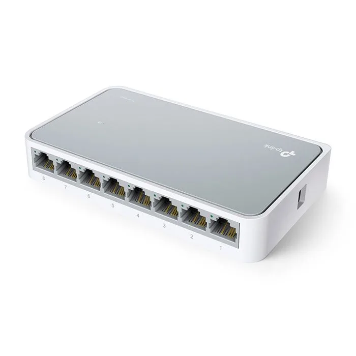 Switch Ethernet TP-LINK TL-SF1008D V.12 8 puertos 10/100