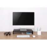 Soporte para Monitor sobre mesa tipo repisa BRATECK STB-121 Gris Oscuro - Imagen 4