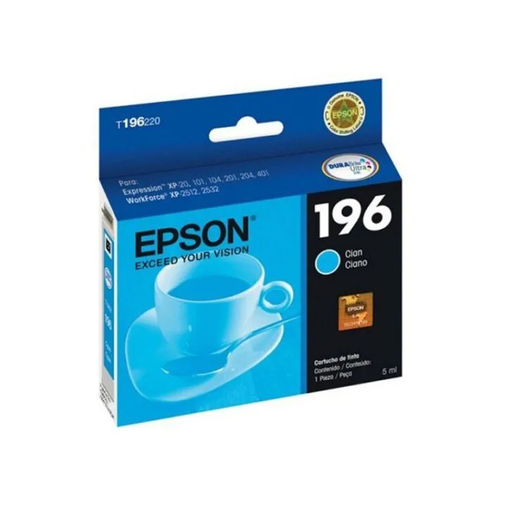 Cartucho Tinta EPSON T196220 Cyan