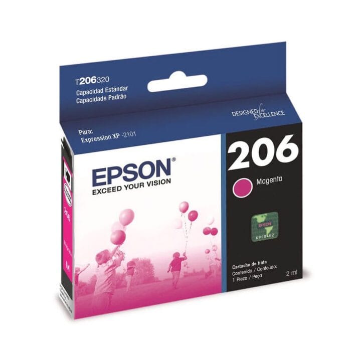Cartucho Tinta EPSON T206320 Magenta 2ml