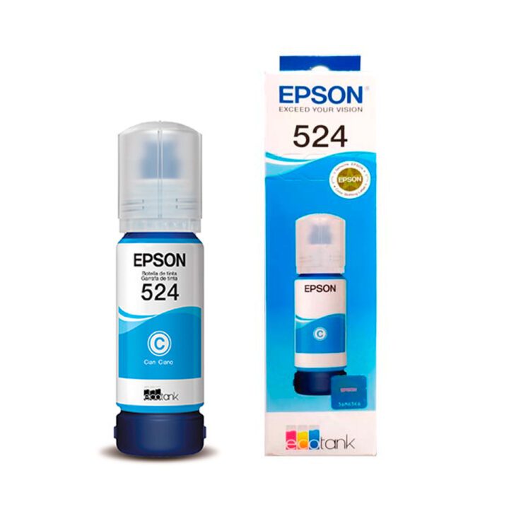 Botella Tinta EPSON T524220 Cyan C13T06D22A