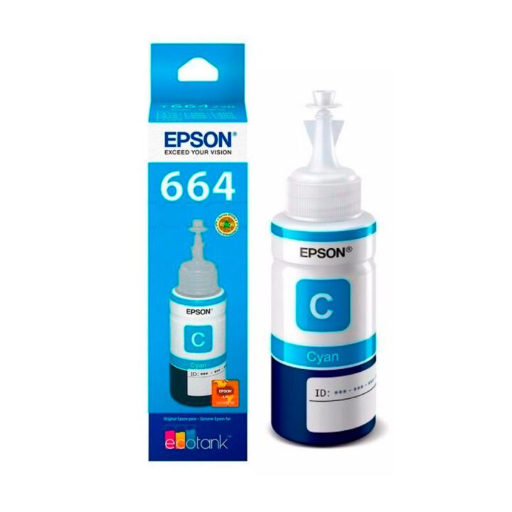 Botella Tinta EPSON T664220 Cyan C13T66422A