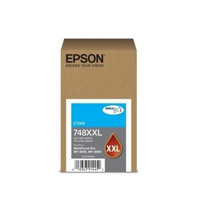 T748XXL220a.jpg Cartucho Tinta EPSON T748XXL220 Cyan - Imagen 1