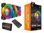 Ventilador COUGAR Vortex SPB 120 RGB Kit x 3 Controladora y Control Remoto