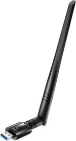 Adaptador Inalámbrico WiFi USB CUDY WU1400 AC1300 Dual Band c/antena - Imagen 2