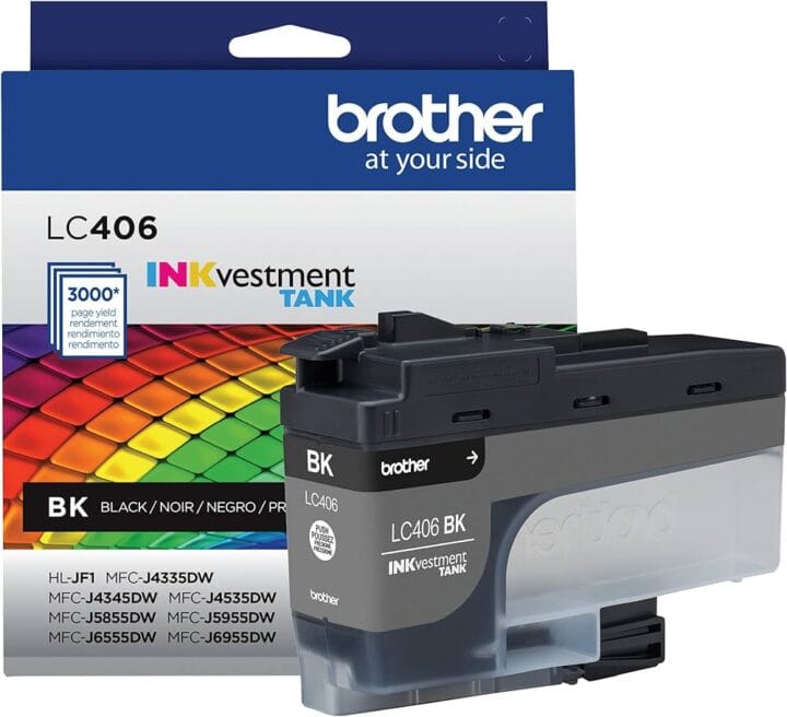 Cartucho Tinta BROTHER LC-406 BKS Black Capacidad Estándar