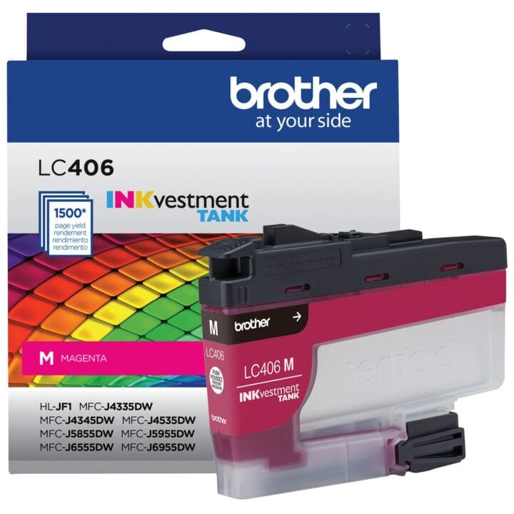 Cartucho Tinta BROTHER LC-406 MS Magenta Capacidad Estándar