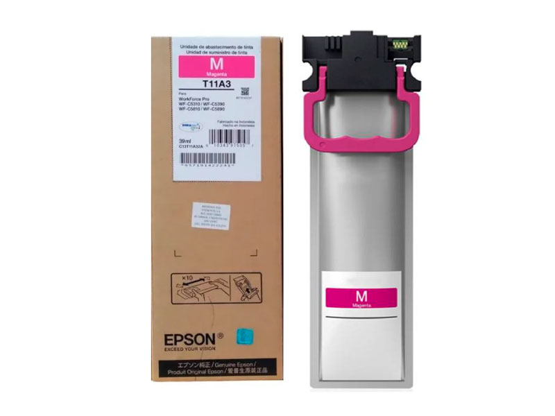 Bolsa Tinta EPSON T11A3 Magenta para WF-C5390/WF-5890