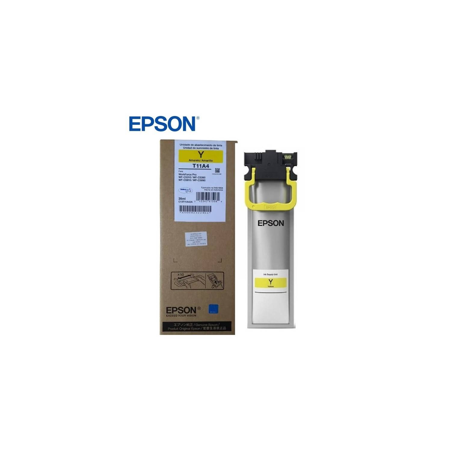 Bolsa Tinta EPSON T11A4 Yellow para WF-C5390/WF-5890