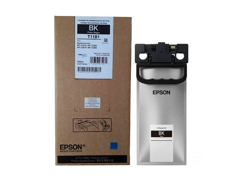 Bolsa Tinta EPSON T11B1 Black Alta Capacidad WF-C5390/WF-C5890