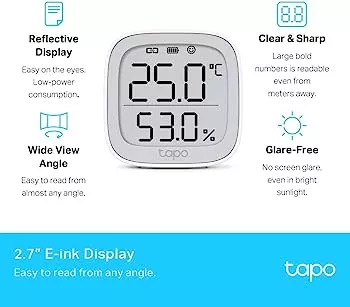 Termómetro e Higrómetro TP-LINK TAPO T315 v.1.20 0184500925 sensor con visualización - Imagen 2