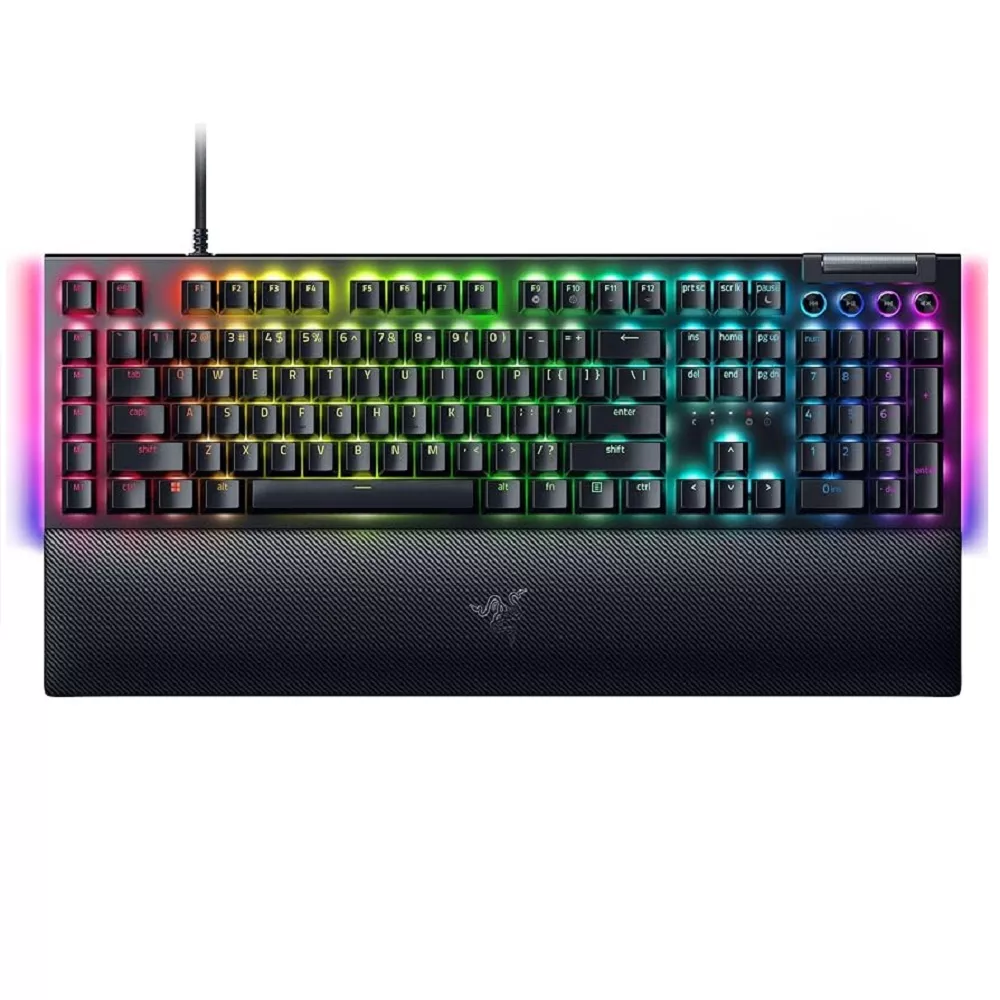 Teclado Gamer RAZER BlackWidow V4 Chroma Ingés Yellow Switches - Imagen 1