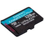 Memoria Flash KINGSTON Canvas Go Plus microSDXC V30 A2 128GB c/adaptador - Imagen 2
