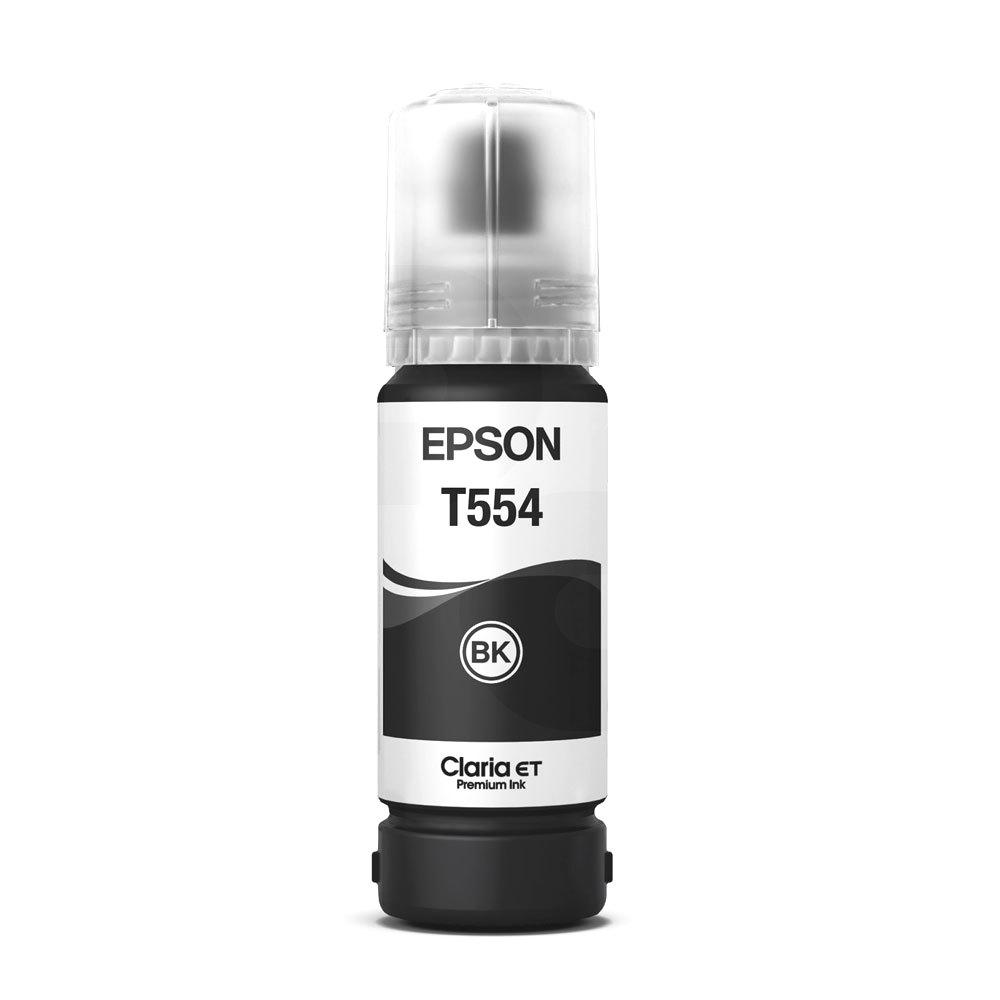 Botella Tinta EPSON T554120 Black C13T06X12A L8160 L8180