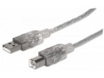 Cable para Impresora MANHATTAN AM-BM USB 2.0 1.8m