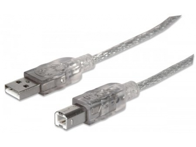 Cable para Impresora MANHATTAN AM-BM USB 2.0 1.8m