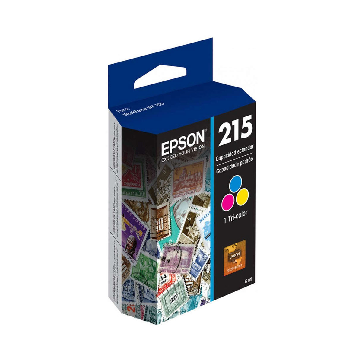Cartucho Tinta EPSON T215520 Tricolor para WF-F100
