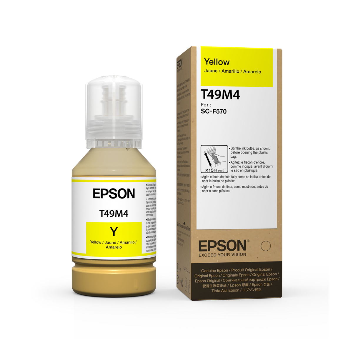 Botella Tinta Sublimación EPSON T49M3 Yellow