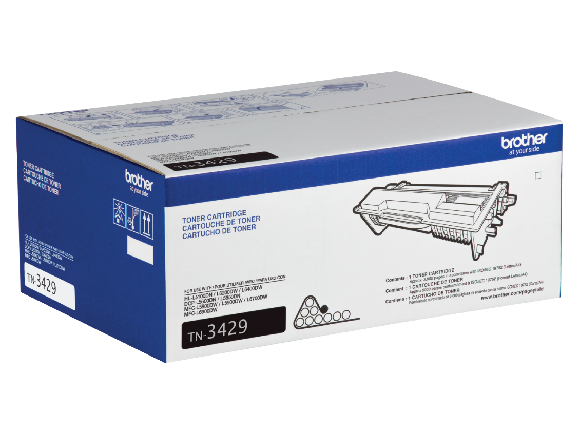 Toner BROTHER TN-3429 Negro 3.000 copias