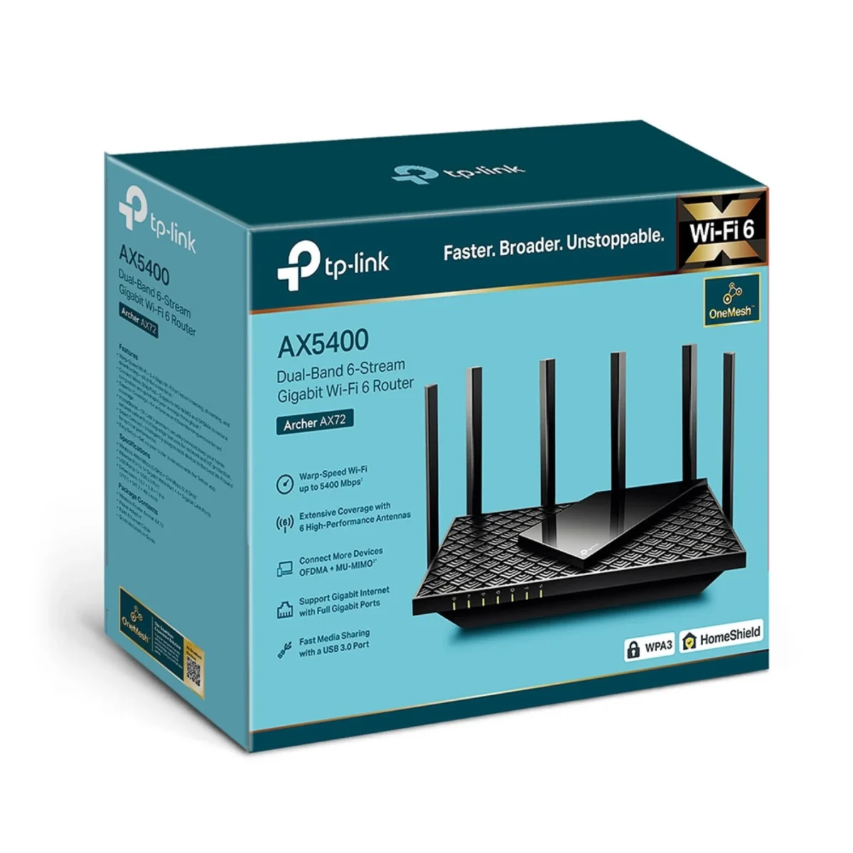 Router TP-LINK Archer AX72 Wifi 6 Dual Band Ax5400 - Imagen 2