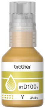 Botella Tinta BROTHER BT-D100Y Yellow - Imagen 2
