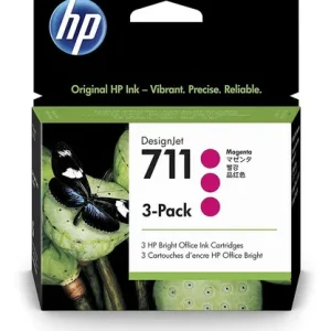 Cartucho Tinta HP 711 Magenta Pack x 3 unidades 29ml c/u