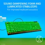 Teclado Gamer Mecánico RAZER BlackWidow V4 X Minecraft Edition Green Switches US - Imagen 3