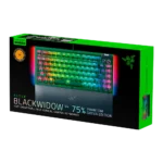 Teclado Gamer Mecánico RAZER Blackwidow V4 Phantom Green Orange Switches - Imagen 4