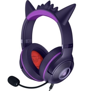 Auriculares con Micrófono Gamer RAZER Kraken Kitty V.2 Pokémon Gengar Violeta