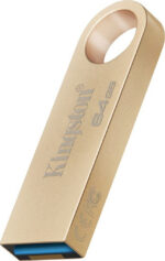 Pendrive KINGSTON Datatraveler Metal SE9G3 64GB USB 3.2 Gold - Imagen 2