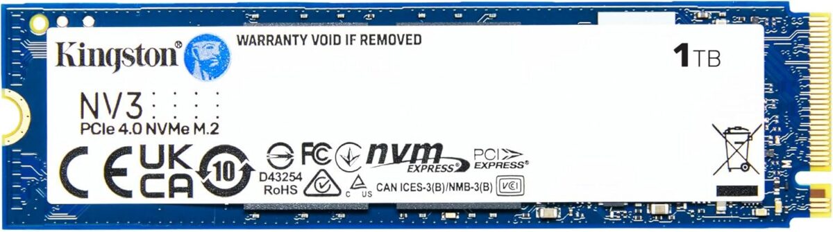 Dispositivo de Estado Sólido Interno SSD M.2 2280 KINGSTON NV3 1TB PCIe NVMe - Imagen 3