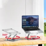 Soporte para Notebook UNITEK OT180SL01 permite inclinación y rotación - Imagen 3