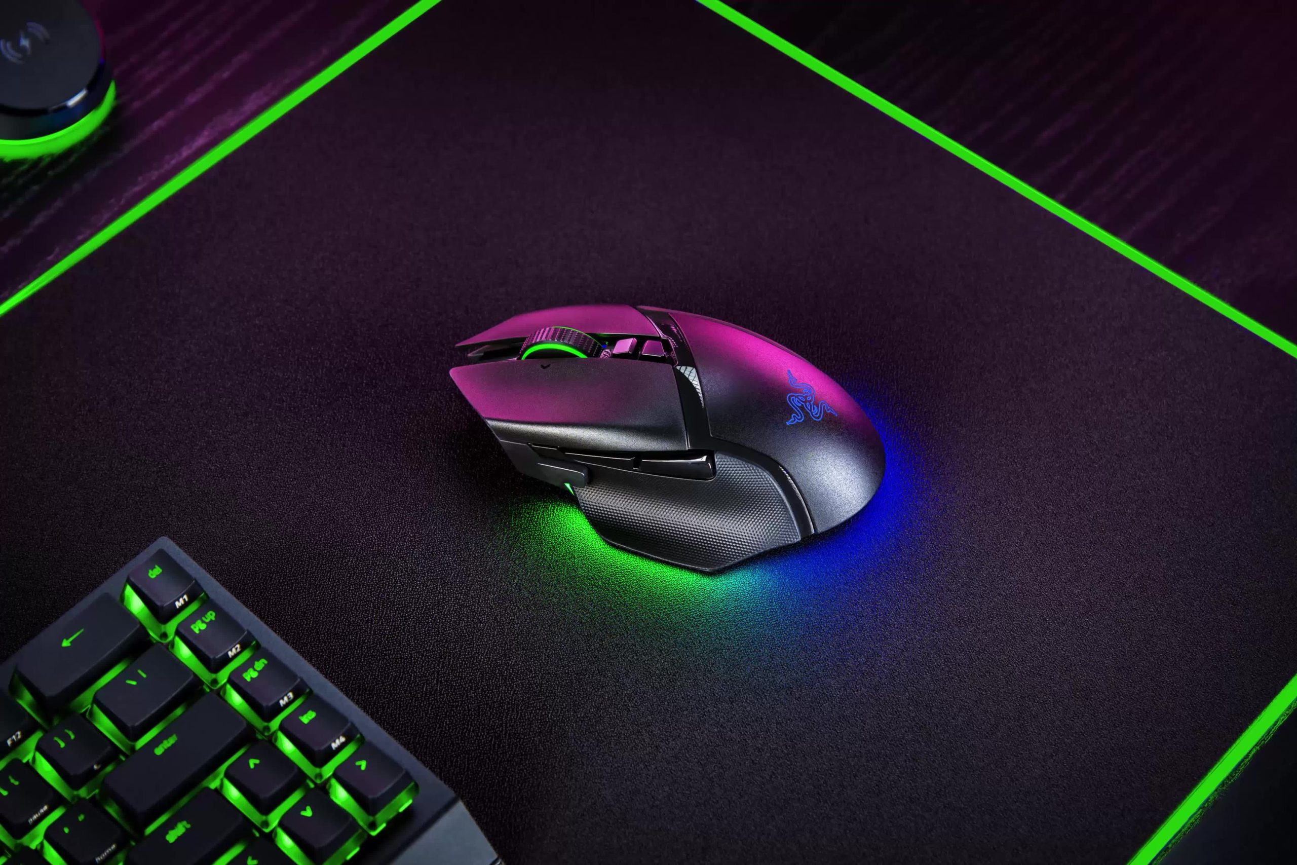 Mouse Inalámbrico RAZER Basilisk V3 Pro Phantom Green Edition RF y BT 5 Mouse Inalámbrico RAZER Basilisk V3 Pro Phantom Green Edition RF y BT - Imagen 5