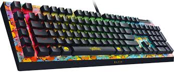 Teclado USB RAZER Blackwidos V4 X Pokemon Edition Green Switches Inglés 1 Teclado USB RAZER Blackwidos V4 X Pokemon Edition Green Switches Inglés