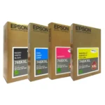 Pack de 4 Tintas EPSON T748xxl Black Cyan Magenta Yellow